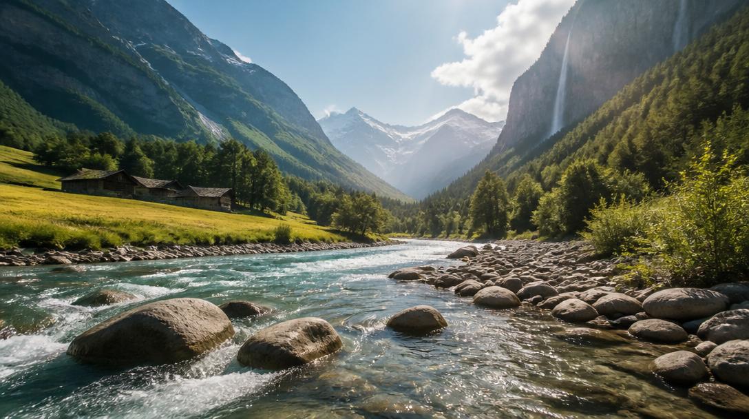 Schweizer Alpentäler im Licht des Wassers