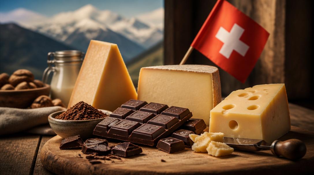 Schweizer Schokolade und Käse im Genussquiz