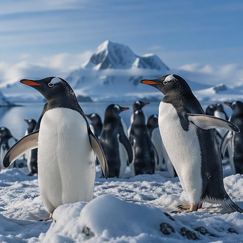 Pinguin-Party im Frost!