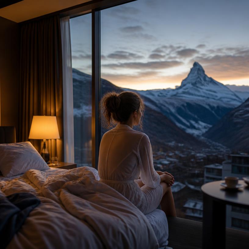 Luxuriöse Träume und Hotelblues