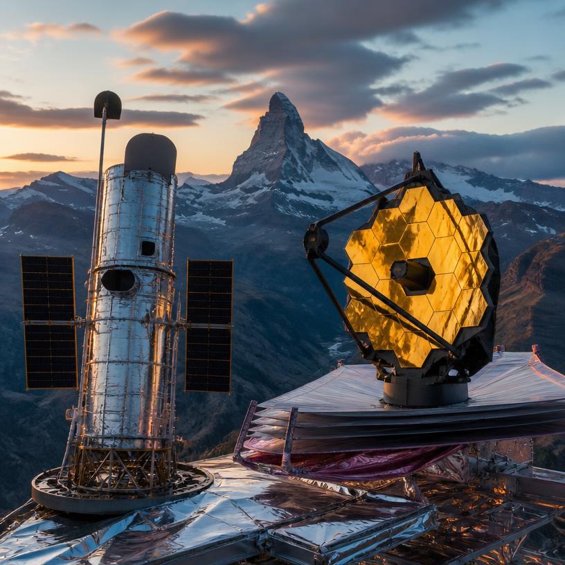 Kospolitische Rivalität: Hubble vs. Webb