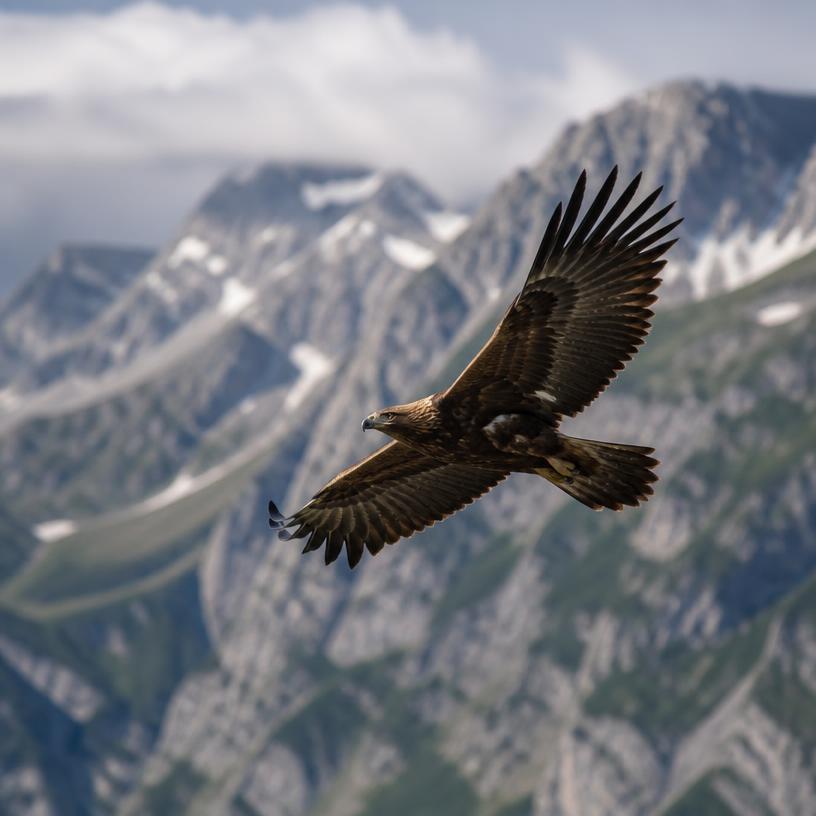 Im Flug der Majestäten: Adlerbeobachtungen in den Alpen