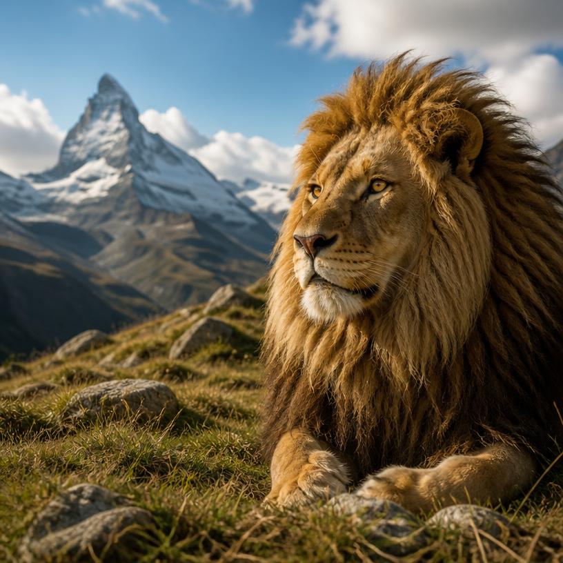 Majestät der Savanne: Ein Blick auf das Löwenherz