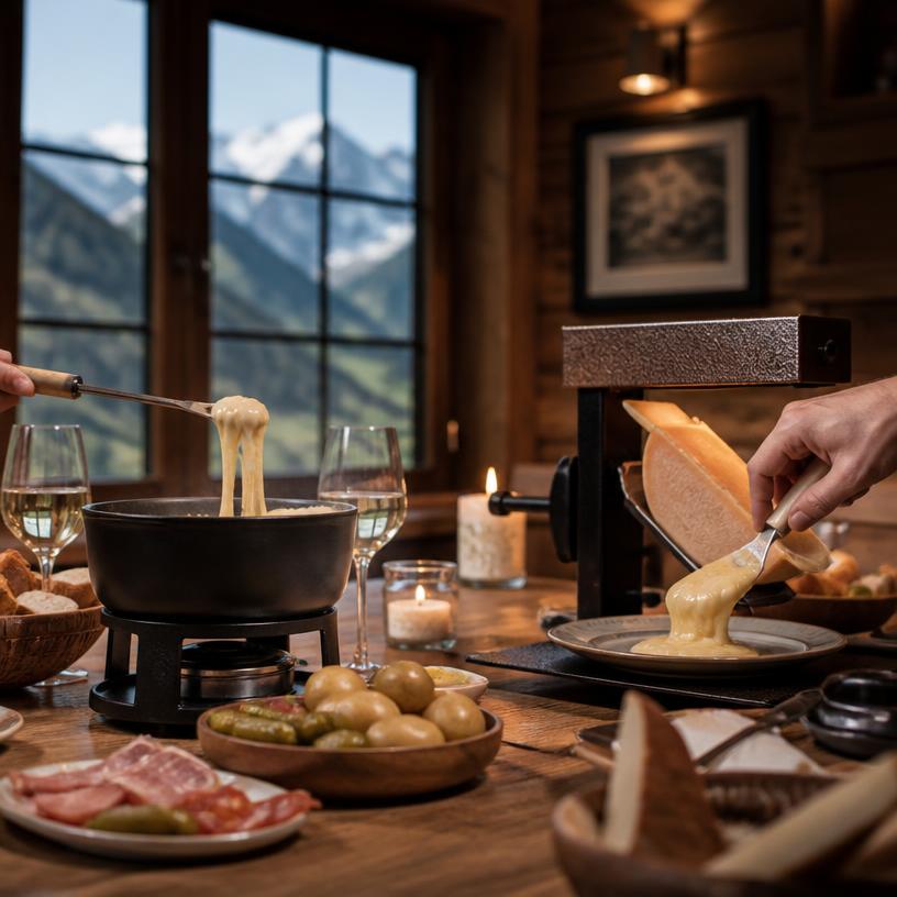 Käseklatsch: Fondue vs. Raclette
