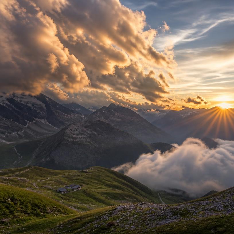 Himmlische Geheimnisse über der Schweiz