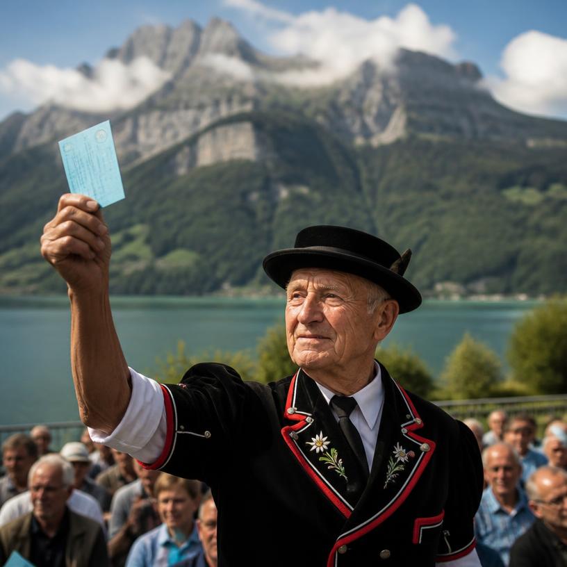 Demokratie à la Suisse: Schwingt eure Abstimmungs-Karten!