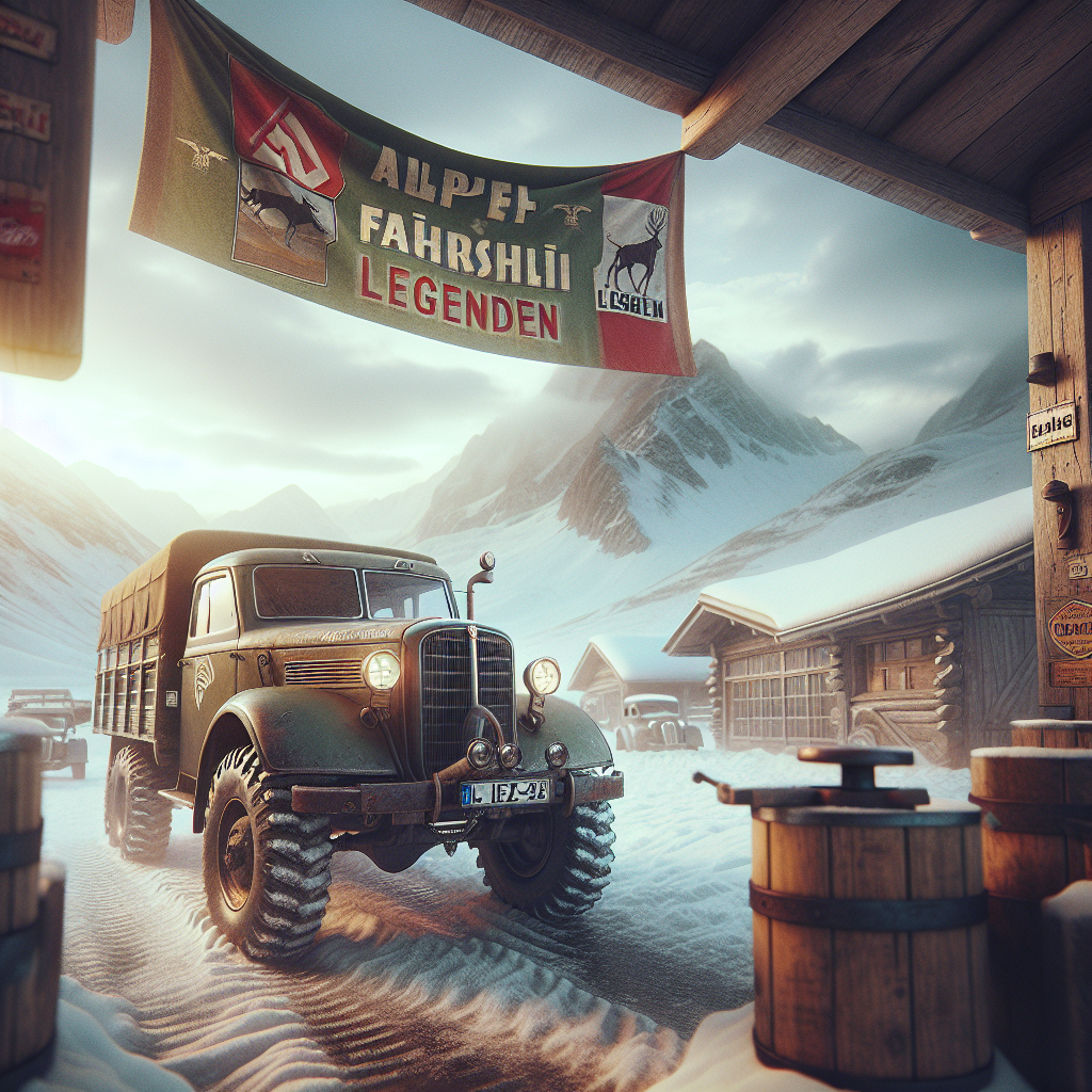 Alpen-Fahrzeug Legenden