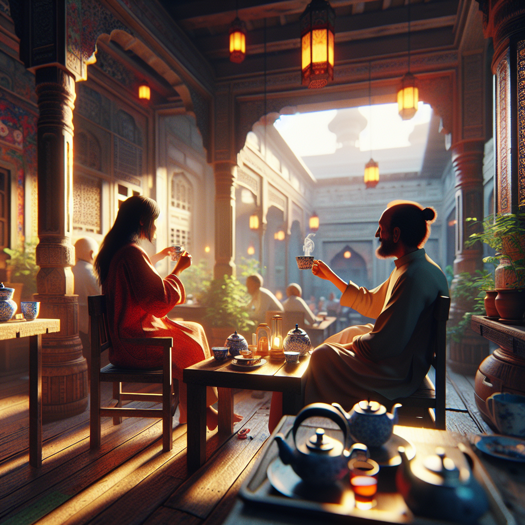 Tee, Kumpel! Lass uns schlürfen!