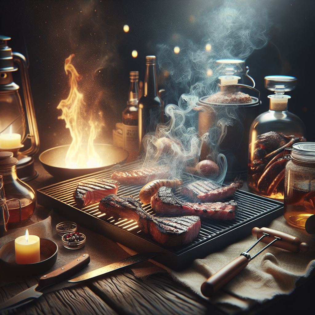 Die Kunst der Flamme: Eine intellektuelle Auseinandersetzung mit Grill- und Barbecue-Techniken